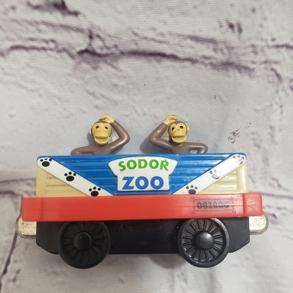 Thomas And Friends Diecast Sodor Zoo Monkey Car 2006 Guilane Learning Curve 3" - Picture 1 of 7